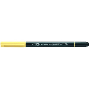 Pennarello doppia punta Aqua Brush Duo Lyra Colore: Giallo chiaro