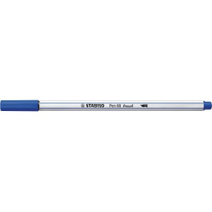 Pennarello Stabilo Pen 68 Brush Blu Oltremare
