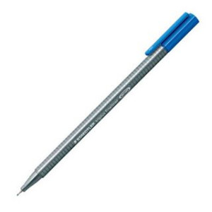 Penne Staedtler triplus Fineliner 0,3mm ciano