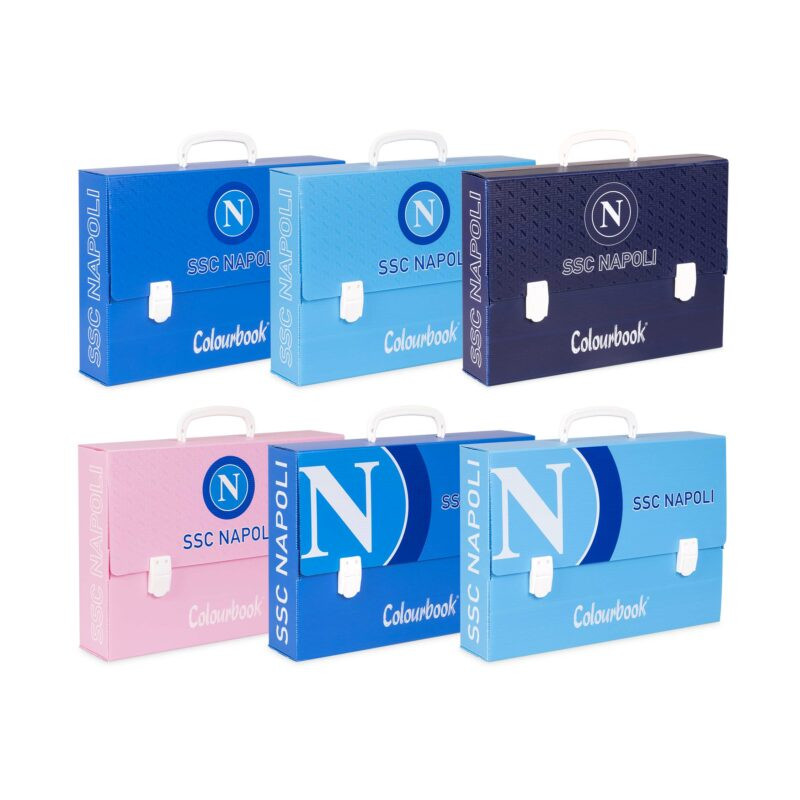 Cartella valigetta polionda SSC NAPOLI Colourbook 35x50