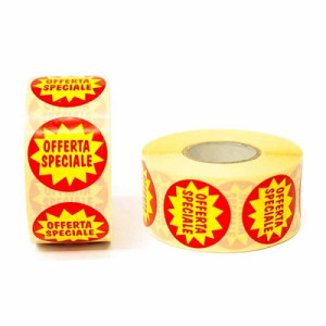 Etichette per prezzatrici d.40 "OFFERTA SPECIALE" 6pz