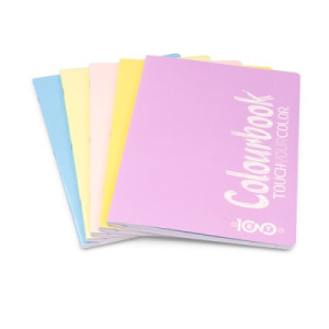 Maxi quaderno Colourbook touch pastello 100gr 36fg / 72pg- rigo C