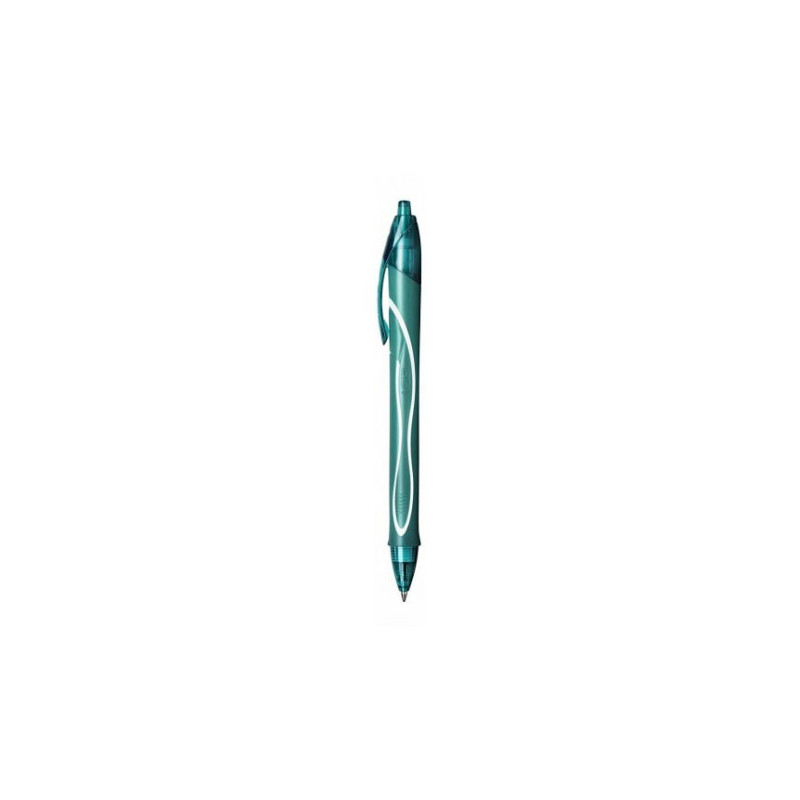 Penna a scatto Bic Gel Gelocity quick dry verde tiffany Ottanio