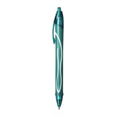 Penna a scatto Bic Gel Gelocity quick dry verde tiffany Ottanio