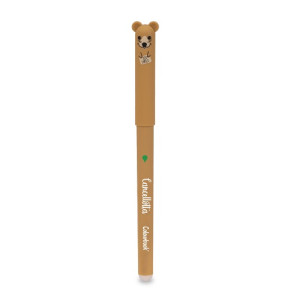 Penna gel cancellotta Colourbook rossa quokka a+b