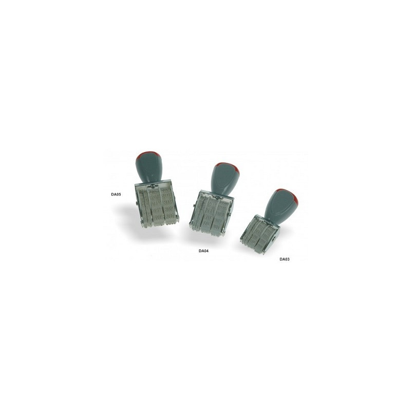 Timbro Datario manuale in gomma 3mm