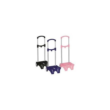 Trolley porta zaino in ABS rosa NIJI