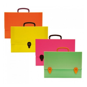 Valigetta Cartella polionda d.5 colorata 2 chiusura