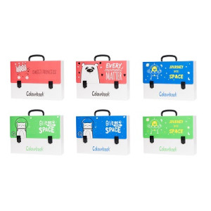 Valigetta Cartella Polionda d.8 2 chiusure Colourbook kawai