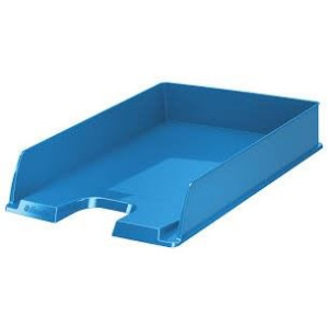 Vaschetta porta corrispondenza opaca azzurra