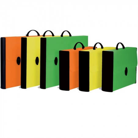 Valigetta Cartella polionda Balmar rinforzata FLUO 60X37X5 2 chiusure