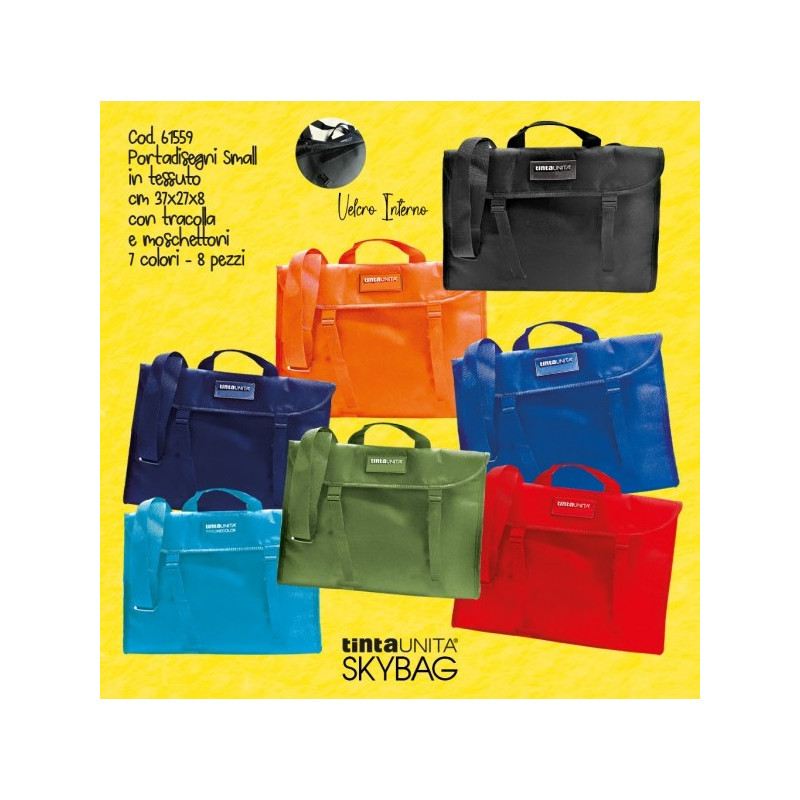 Valigetta TINTAUNITA  27x38 con tracolla