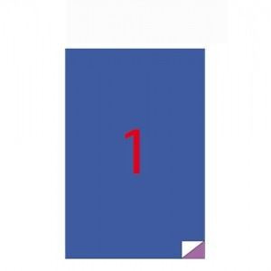 Etichette su A4 Azzurro 100fg