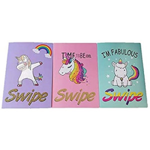 Maxi quaderno SWIPE Unicorno 60fg / 120pg - rigo 1 rigo