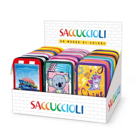 Astuccio 3 zip vuoto (18+18posti)