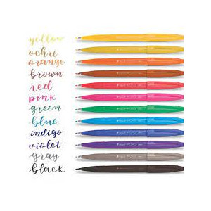 Brush sign pen Pentel verde chiaro