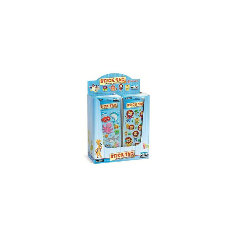 Etichette Stickers 3D pazzerelli con occhietti mobili