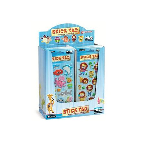 Etichette Stickers 3D pazzerelli con occhietti mobili