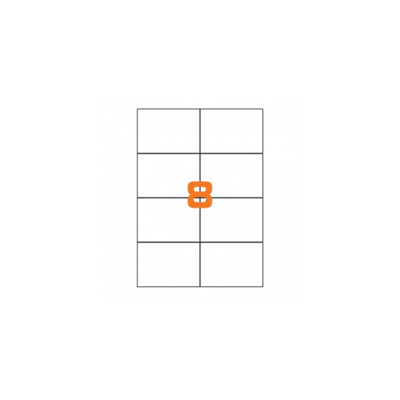 Etichette su A4 105X72 100fg 8 etichette a foglio