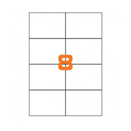 Etichette su A4 105X72 100fg 8 etichette a foglio