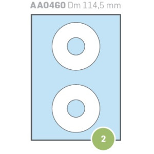 Etichette su A4 D.114,5 100fg