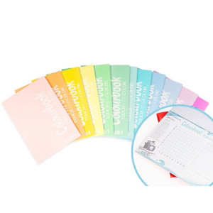 Maxi quaderno Colourbook Plus pastello 100gr - rigo C rigo 96ff