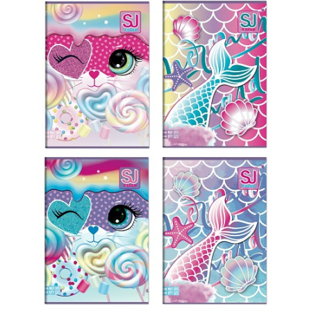 Maxi quaderno Seven SJ GANG ANIMALI GIRL rigatura 10MM (€2,90)