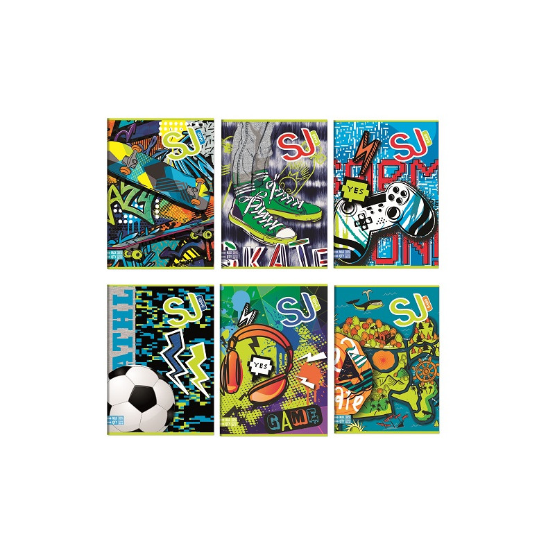 Maxi quaderno Seven SJ GANG Boy rigatura 10mm 1 e 2 elementare (€2,50)
