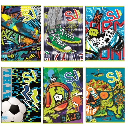 Maxi quaderno Seven SJ GANG Boy rigatura 10mm 1 e 2 elementare (€2,50)