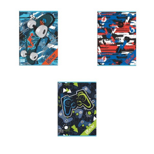 Maxi quaderno Seven SJ GANG ever BOY rigatura Quadretti 4 e 5 elementare (€2,50)