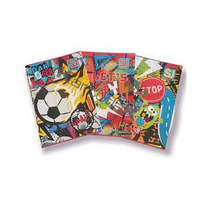 Maxi quaderno Seven SJ GANG WONDROUS BOY rigatura 10MM (€2,90)