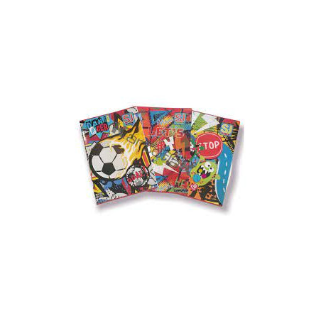 Maxi quaderno Seven SJ GANG WONDROUS BOY rigatura 10MM (€2,90)