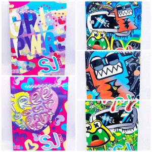 Maxi quaderno Seven sj gang wondrous rigatura Quadretti 4 e 5 elementare (€2,50)
