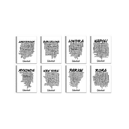 Maxi Spiralato A4 World Colourbook 80gr copertina PPL 5mm