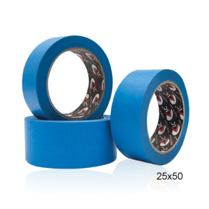 Nastro adesivo crespato 25x50mt blu