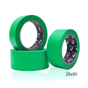 Nastro adesivo crespato 25x50mt verde