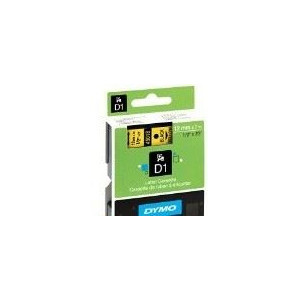 Nastro Dymo D1 24x7 nero su trasparente