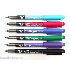 Penna Pilot V Signpen 2mm Verde
