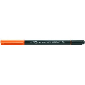 Pennarello doppia punta Aqua Brush Duo Lyra Colore: Arancio