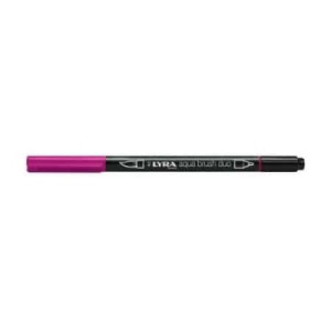 Pennarello doppia punta Aqua Brush Duo Lyra Colore: Carminio chiaro