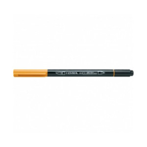 Pennarello doppia punta Aqua Brush Duo Lyra Colore: Giallo di cadmio scuro