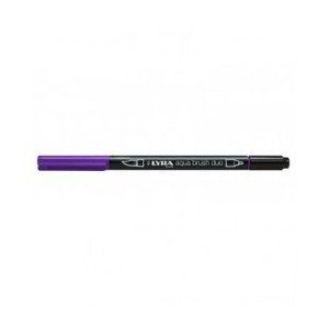Pennarello doppia punta Aqua Brush Duo Lyra Colore: purple