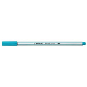 Pennarello Stabilo Pen 68 Brush Blu cielo