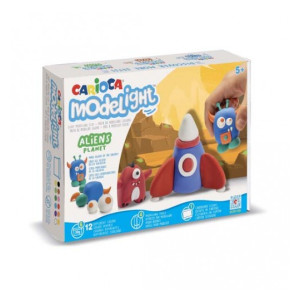 Plastilina carioca maxi play box "aliens"