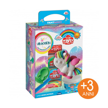 Plastilina Didò FILA Pasta da modellare Giocacrea Fantamici UNICORN