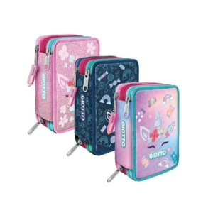 Astuccio 3 zip Giotto Candy collection