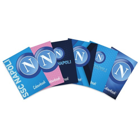 Quaderno Spiralato A5 1rigo SSC NAPOLI Colourbook
