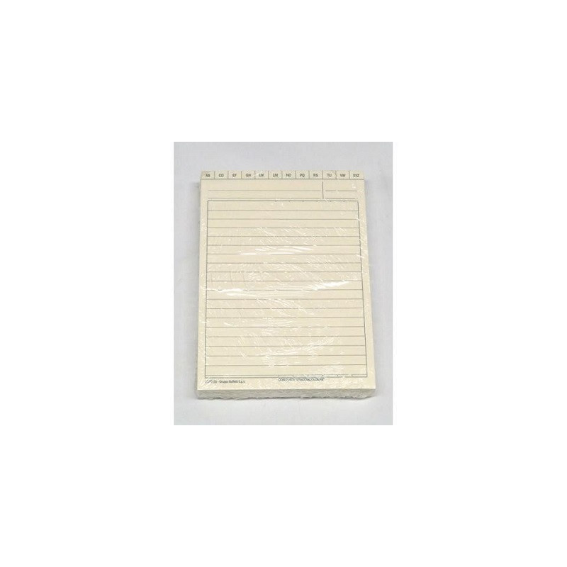 Schede rigate 12x17 140gr 100pz