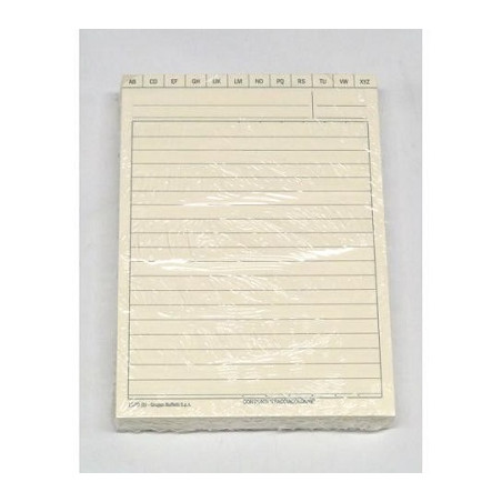 Schede rigate 12x17 140gr 100pz
