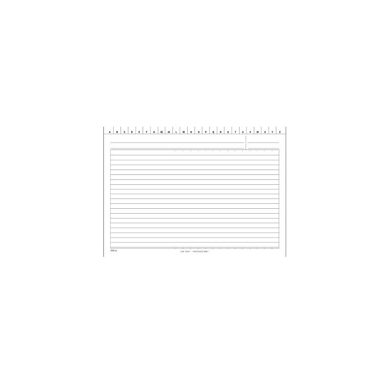 Schede rigate 17hx24b 100pz